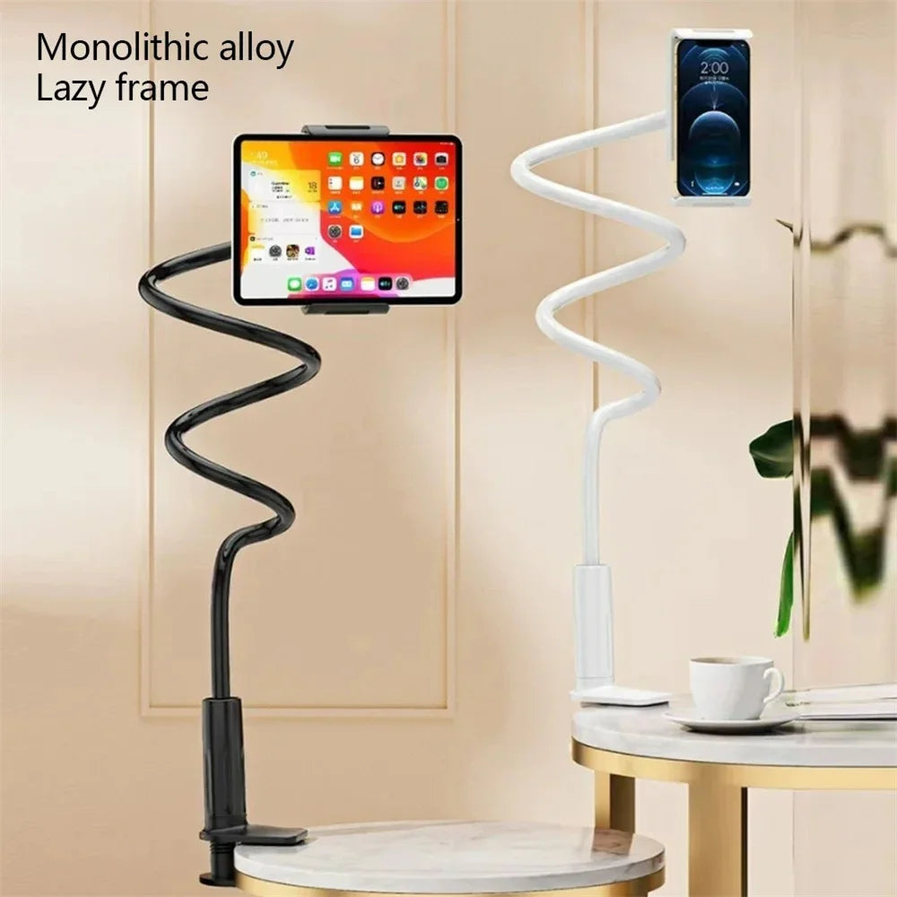 360° Tablet Holder Clamp Mount for iPad & iPhone 4.7–12.9" No Drill