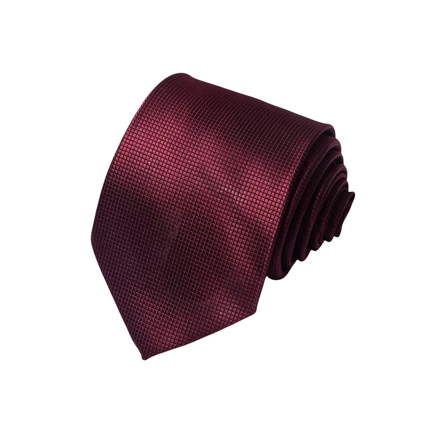 Men's Red Paisley Necktie Set – Tie, Hanky & Cufflinks