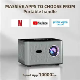 X3 Pro Smart Projector 720P Native 4K Decode Android 11 Electric Focus 190ANSI Dual WiFi BT5.0 120" Home Theater Projector Peaceful Pleasures Health and Wellness