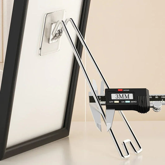 No-Drill Metal Photo Frame Stand – Desktop Display Holder Photo Frame Stand Peaceful Pleasures Health and Wellness