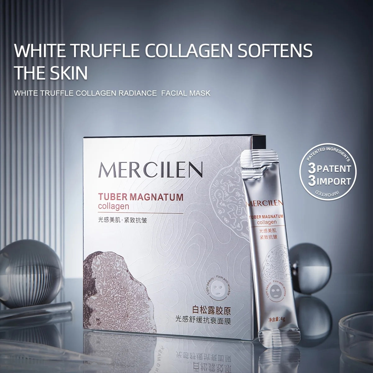 20-Pack White Truffle Sleeping Face Mask | Anti-Aging Hydrating