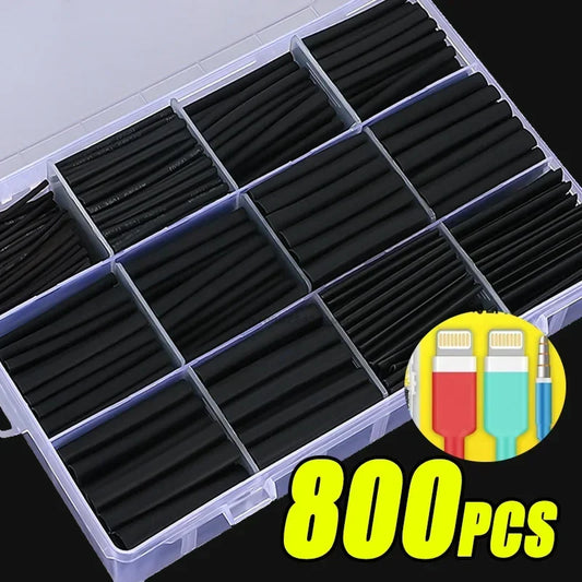 2:1 Heat Shrink Tubing Set – Multi-Color Wire & Cable Sleeves Heat Shrink Tubing Oasis Select