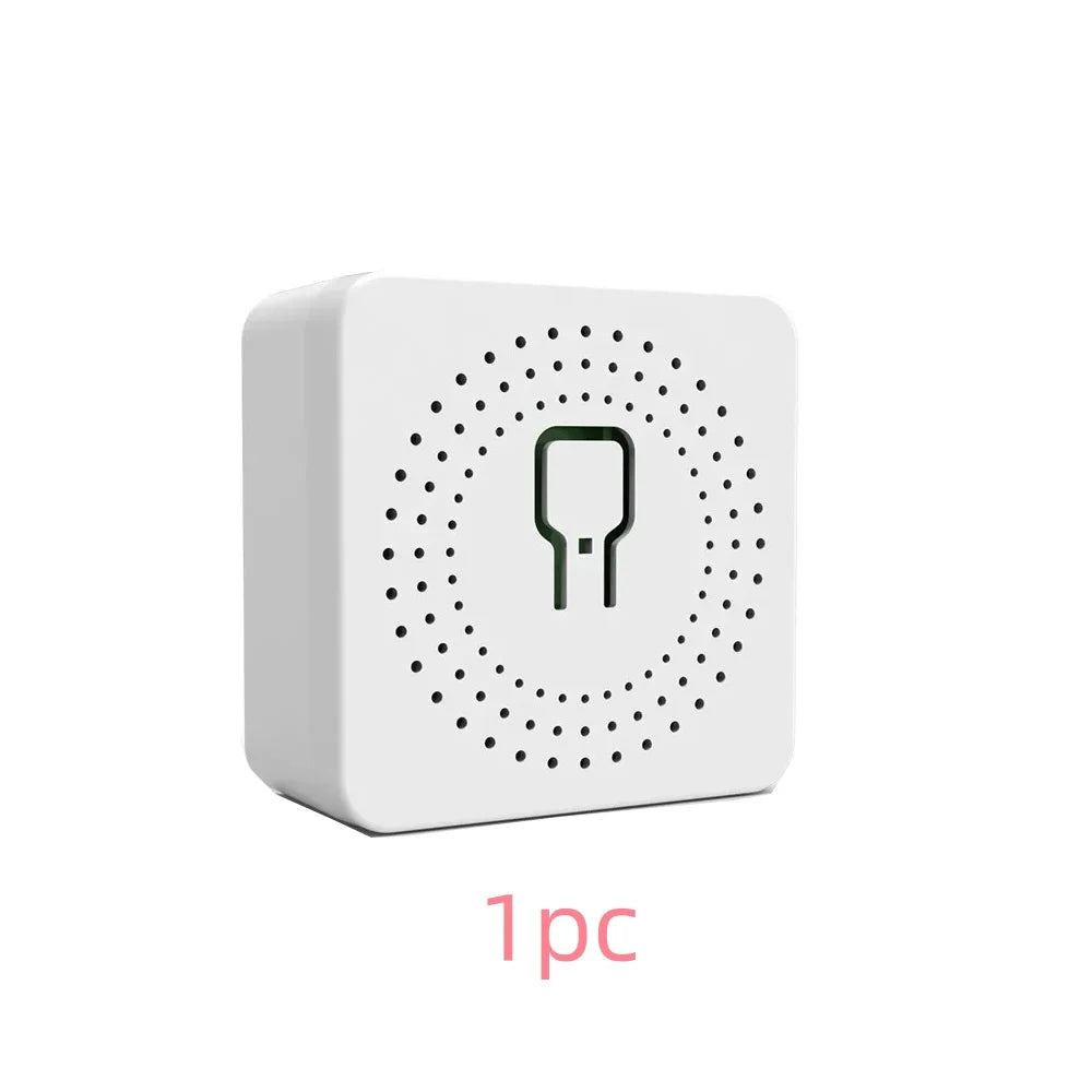 Smart Wireless Switch Mini Wifi Relay Breaker Siri Voice Wifi Smart Switches Control for Apple Homekit Alexa Google Home Peaceful Pleasures Health and Wellness 1 pc China Mainland