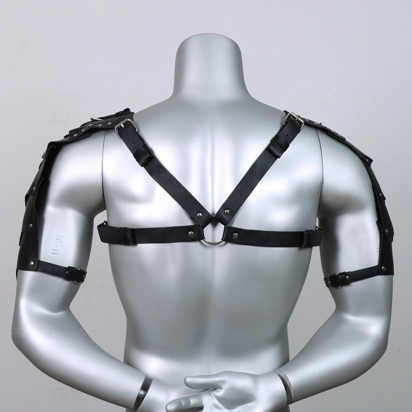 Leather Medieval Shoulder Pauldron Knight Adjustable Buckle Punk