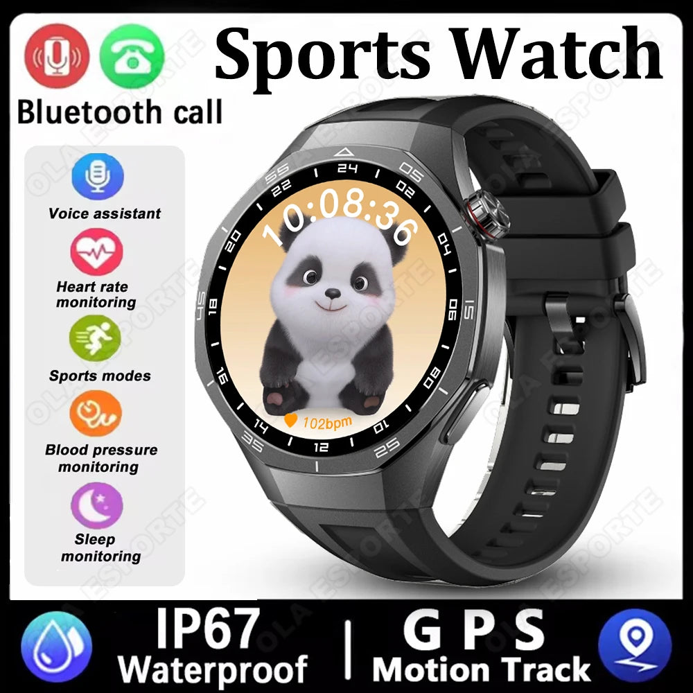 Ola Esporte Smart Watch 1.52" AMOLED Bluetooth Fitness Tracker
