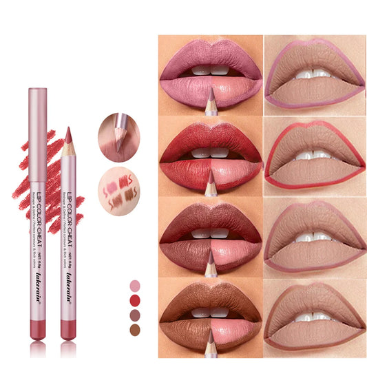 Long-Lasting Waterproof Lip Liner Lip Pencil Color Cheat Precise Shaping Moisturizing Smooth Create Sexy Lip Shape Cosmetics Peaceful Pleasures Health and Wellness