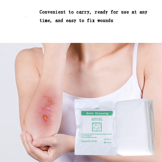 10-Pack First Aid Dressing Pads 60x40cm | Wound Bandaging Kit First Aid Dressing Pad Peaceful Pleasures Health and Wellness