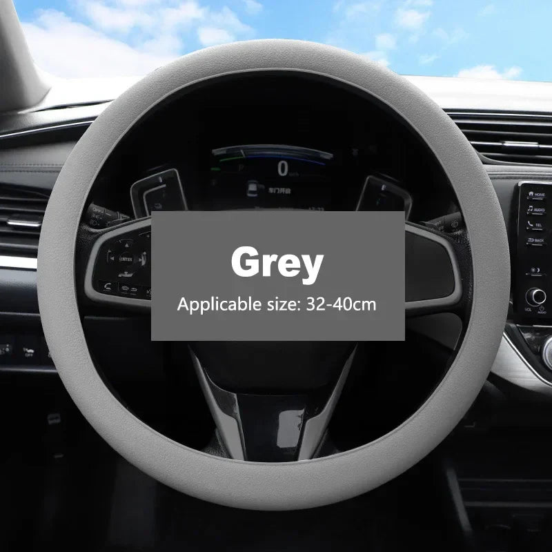 Silicone Steering Wheel Cover | Non-Slip Universal 32–40cm