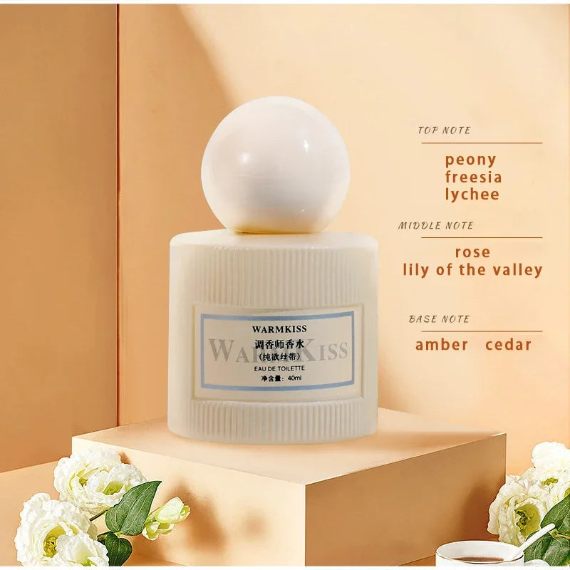 Master Perfumer, Rose Jasmine Freesia Fresh Floral Eau De Toilette Women's Allure Long-lasting Fragrance Classic Musk Perfume Peaceful Pleasures Health and Wellness Freesia Rose 40ml