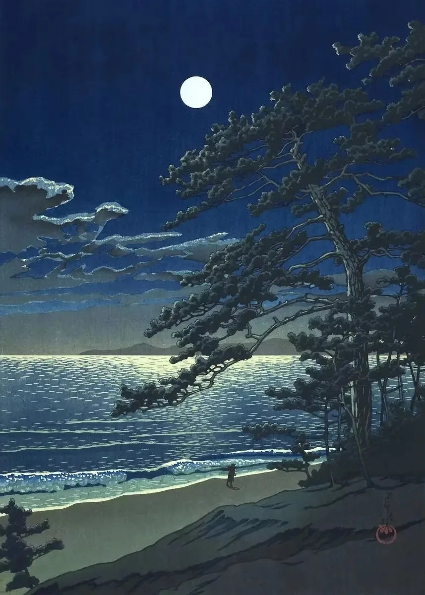 Kawase Hasui Artwork Posters and Prints Retro Japanese Landscapes Canvas Painting Wall Art Pictures for Room Office Home Decor Peaceful Pleasures Health and Wellness