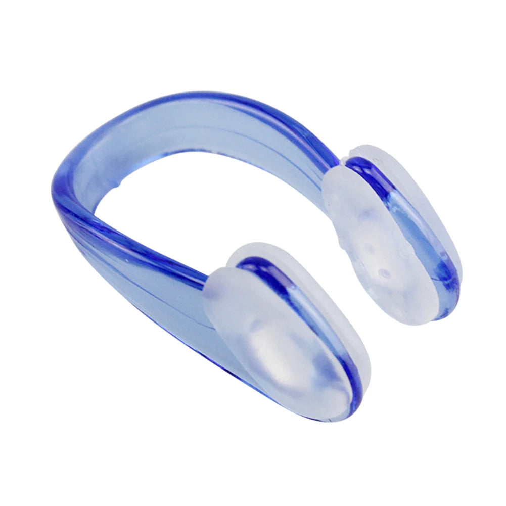 Silicone Swimming Nose Clip – Comfortable Fit for All Ages Peaceful Pleasures Health and Wellness Blue spain