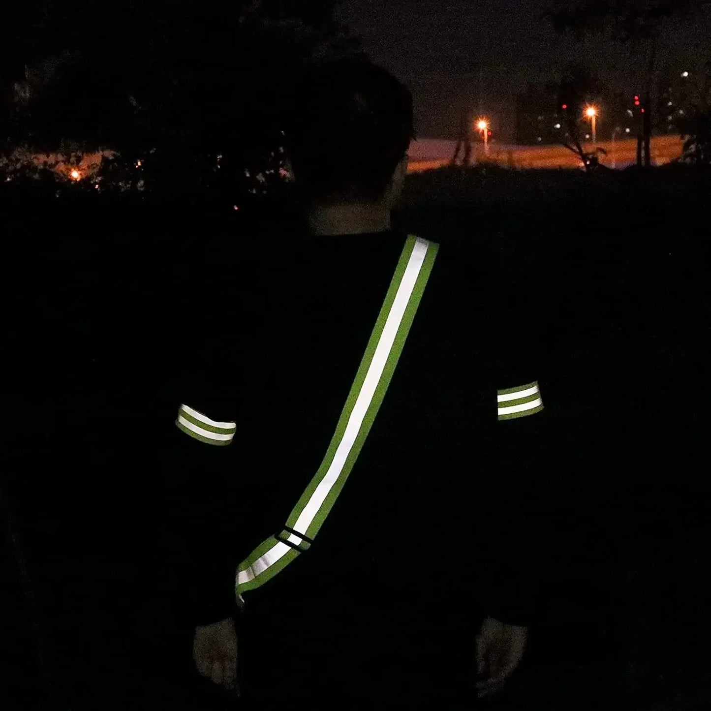 Reflective Safety Shoulder Belt | High Visibility Night Running