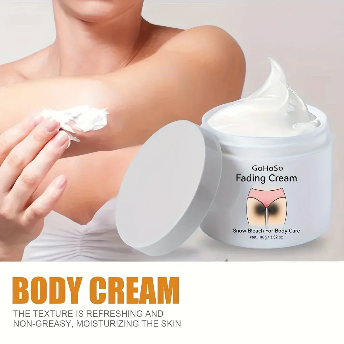 ENVISHA Brightening & Whitening Body Cream – 100g Body Cream ENVISHA