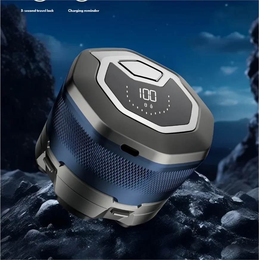Electric Head Shaver for Bald Men 6D Magnetic Razor Hair Trimmer Rechargeable LED Waterproof Face Hair Cutting Peaceful Pleasures Health and Wellness