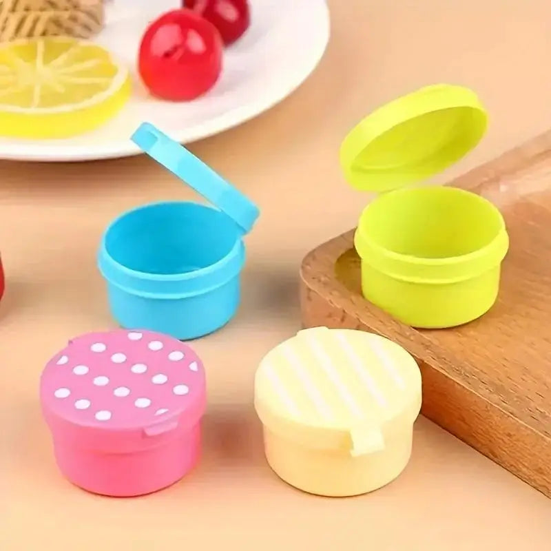 Mini Seasoning Box Portable Plastic Sauce Bottle Food Grade Packaging