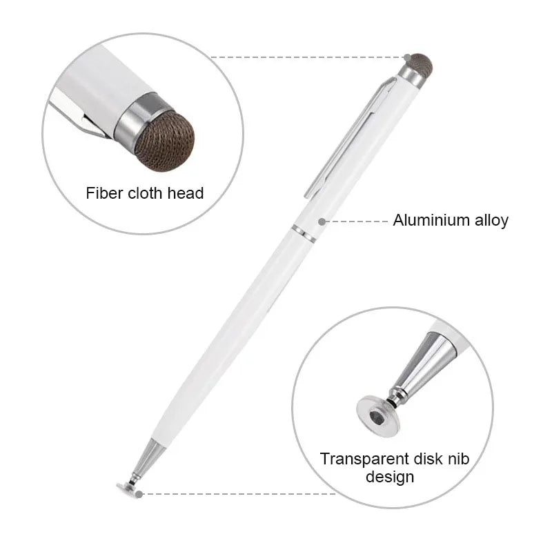 2-in-1 Capacitive Stylus Pen Stylus For Touch Screen Stylus Pens For Android Phone Pen For Mobile Universal Touch pen for tablet Peaceful Pleasures Health and Wellness