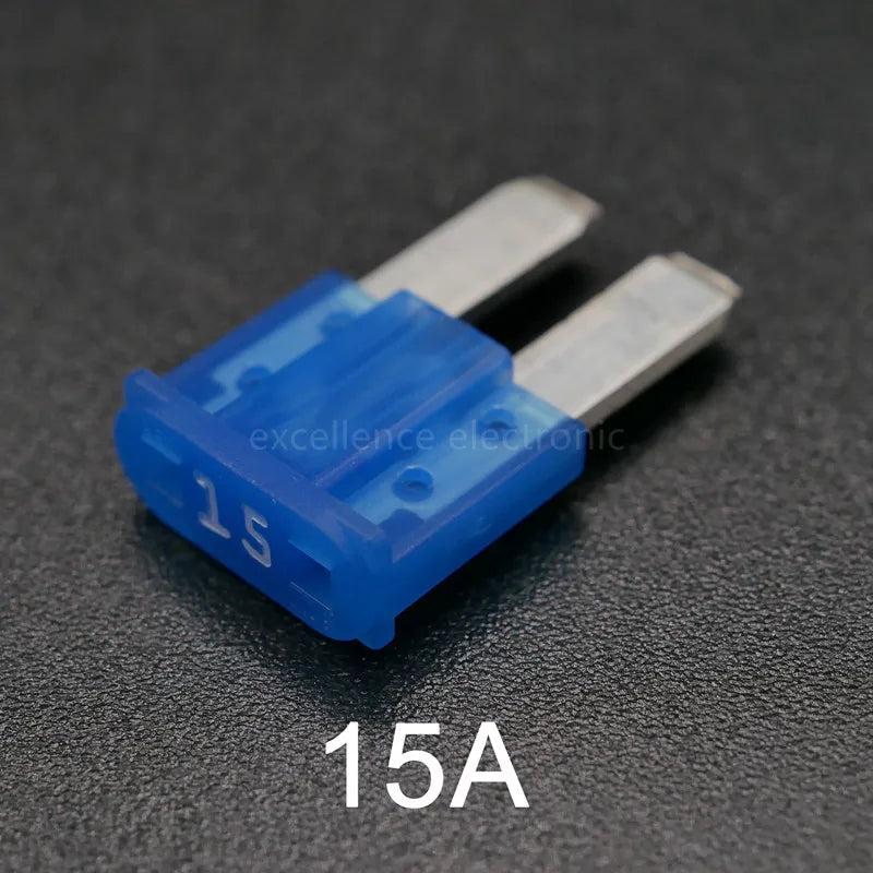 100/50/10pcs Mini M2 Car Fuse Long Foot Insert 5Amp 7.5Amp 10Amp 15A 20A 25A 30A 32V Zinc Auto Fuse Electric Peaceful Pleasures Health and Wellness