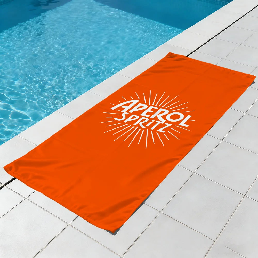 Orange Quick-Dry Beach Towel | Soft Pool & Travel Towel