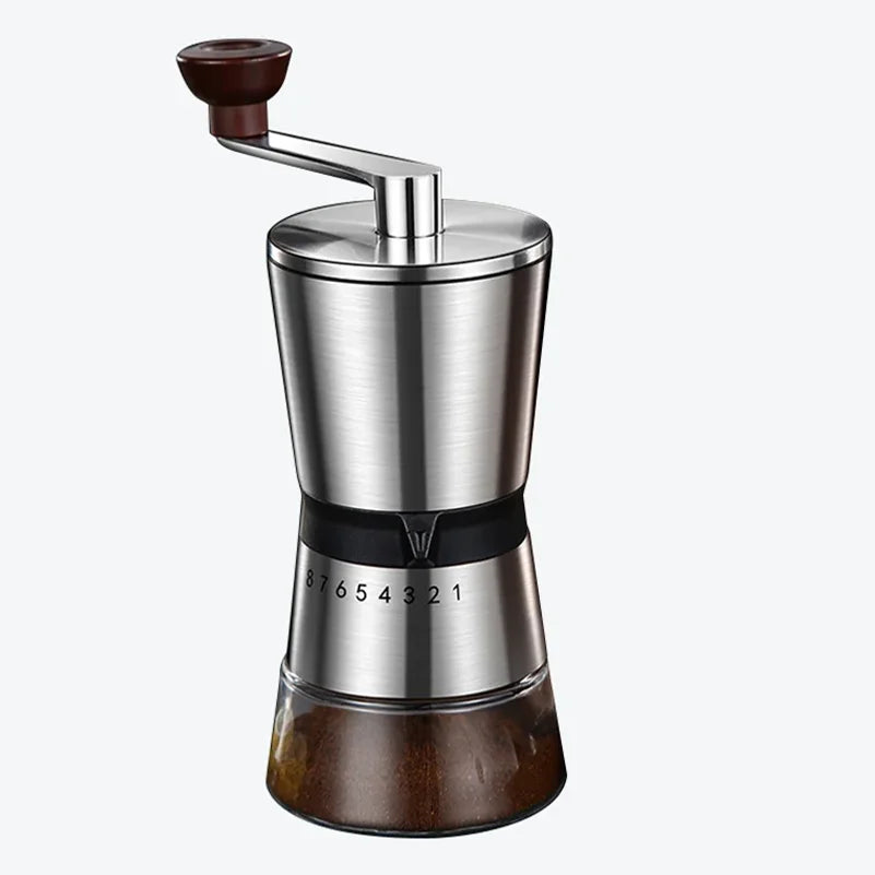 Manual Ceramic Coffee Grinder – Adjustable Hand Crank Mill