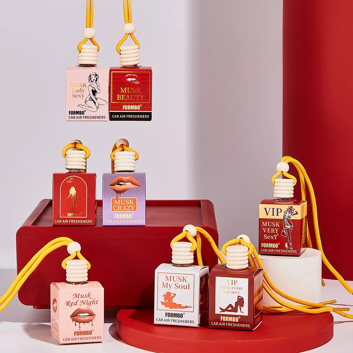 FORMBO Car Air Freshener – Lasting Fragrance & Deodorizer