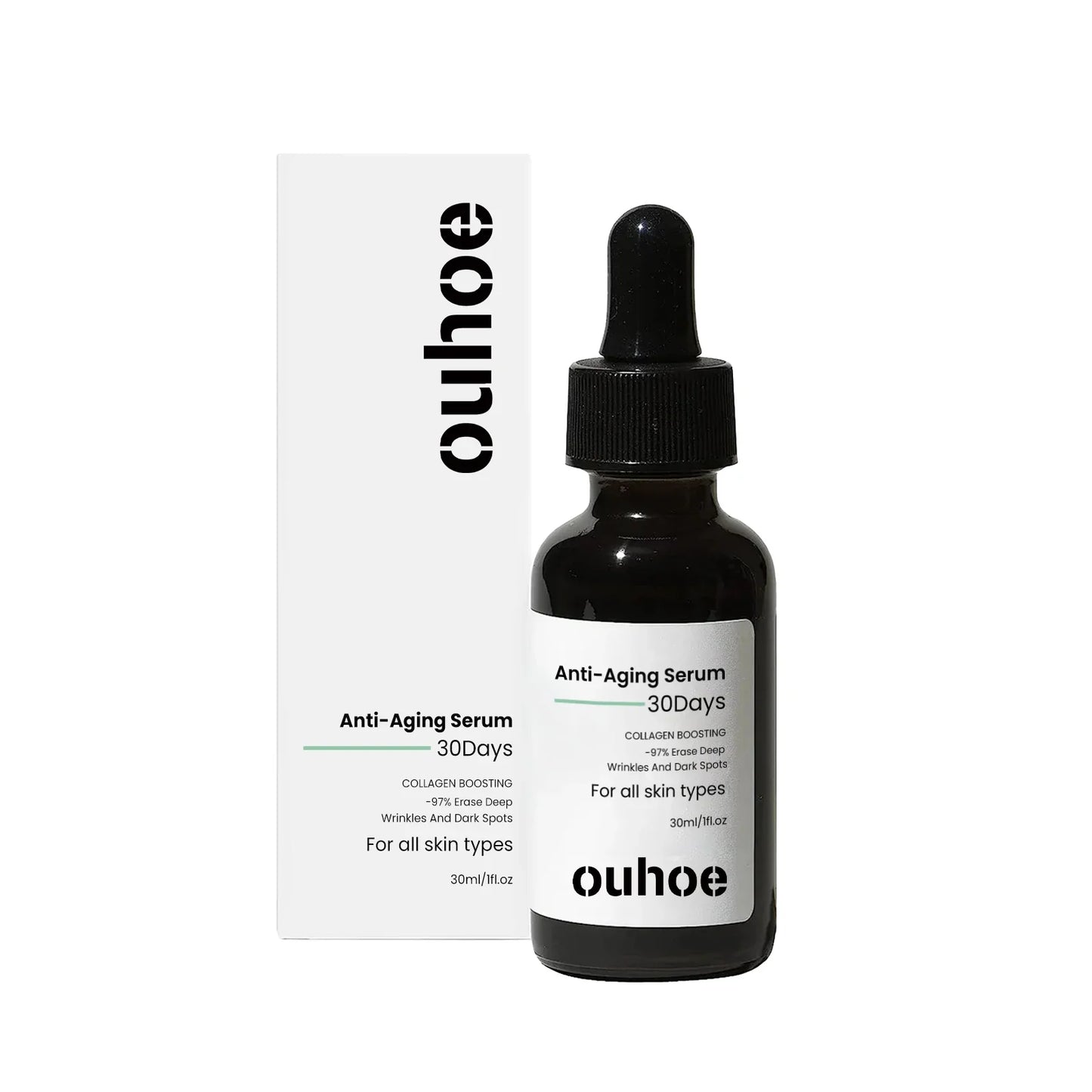Collagen & Hyaluronic Acid Face Serum – Anti-Aging, Pore Tightening Face Serum Oasis Select 30ml boxed