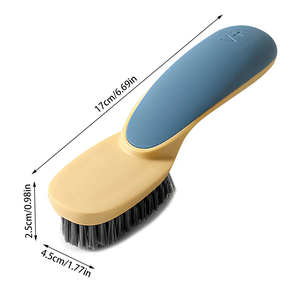 Laundry Stain Wear Resistant Washing Brush Shoe Brush Soft Bristle Cleaning Shoes Scrubber Long Handle Household Cleaning Tool Peaceful Pleasures Health and Wellness