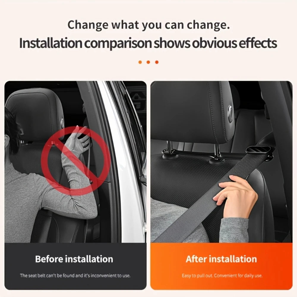 Auto Seat Belt Anti Pinch Strip Car Decoration Car Interior Sports Seat Car Seat Belt Extension Fixator Modification Accessories Peaceful Pleasures Health and Wellness
