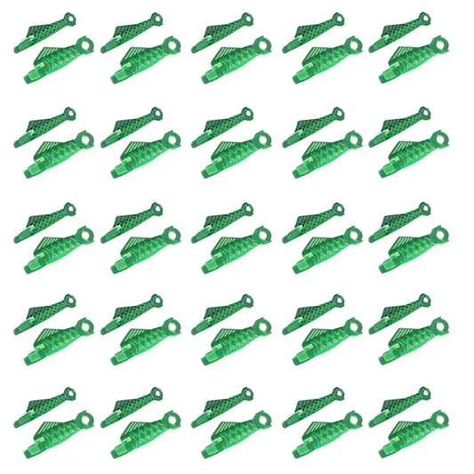 A36T-200Pcs Fish Mouth Sewing Machine Needle Threader, Quick Sewing Machine Loop Fish Type Needle Threaders(Large + Small) Peaceful Pleasures Health and Wellness Green