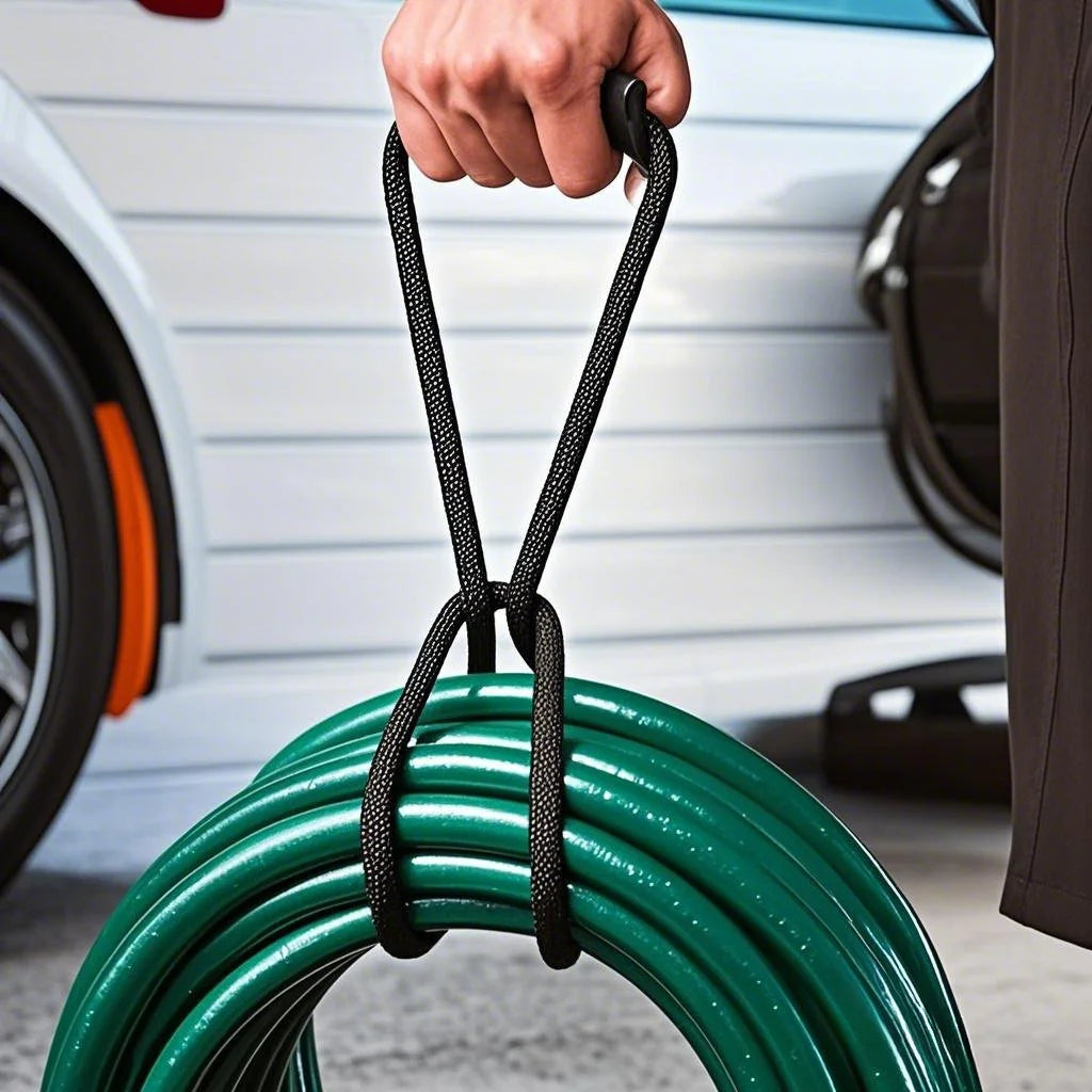 2-Pack Nylon Cord & Hose Organizer Straps with Handle