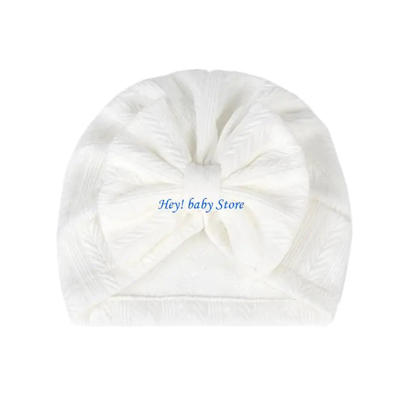 Soft Bow Baby Turban Hat – Unisex Newborn Girls & Boys