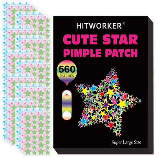 Hydrocolloid Acne Patches – Invisible, Waterproof, All Skin Types Acne Patch Peaceful Pleasures Health and Wellness 560PCS