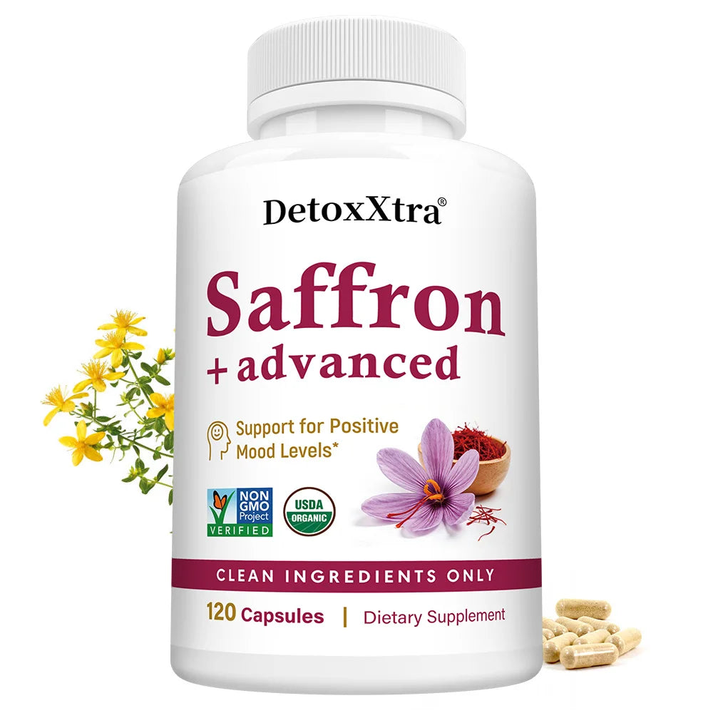 Saffron Extract Capsules - Premium Saffron Supplements, 88.5 Mg of Saffron Extract (Crocus Sativus) - Mood Support, Eye Support Peaceful Pleasures Health and Wellness