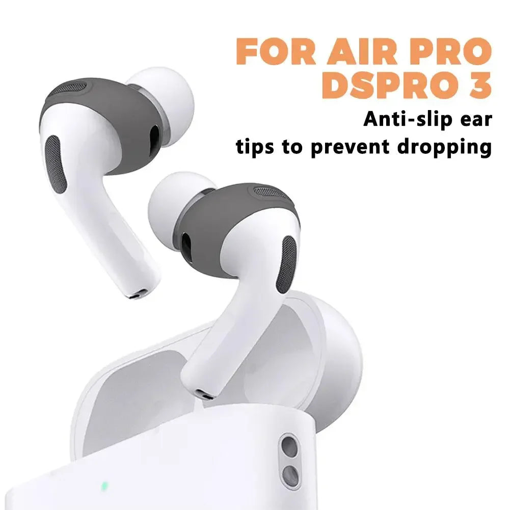 New Soft Silicone Ear Tips for AirPods Pro 3 Anti Slip Ultra Thin Sport Anti Scratch Earbuds Accessories Peaceful Pleasures Health and Wellness