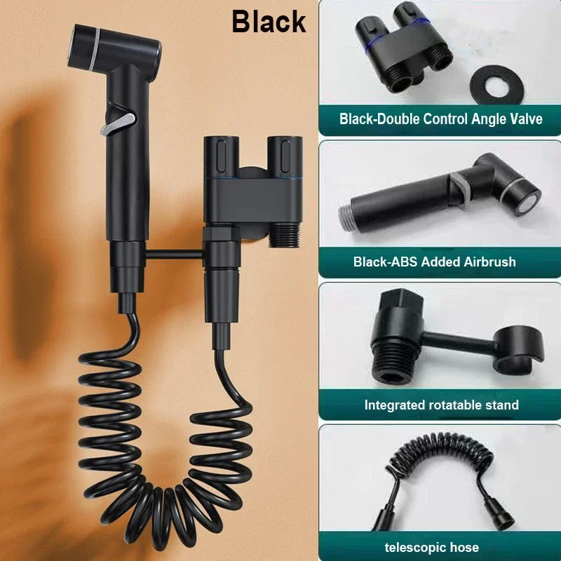 Handheld Bidet Sprayer Set – Portable Cold Water Toilet Cleaner