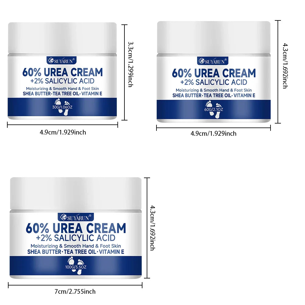 SUYARUN 60% Urea Foot Cream – Cracked Heels & Dry Skin