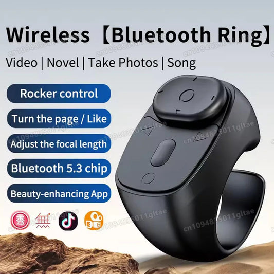 2026 New JX-11 Roller Fingertip Ring Remote Control Wireless Bluetooth Mobile Selfie Mice Video Automatic Page Turner Browsing Peaceful Pleasures Health and Wellness