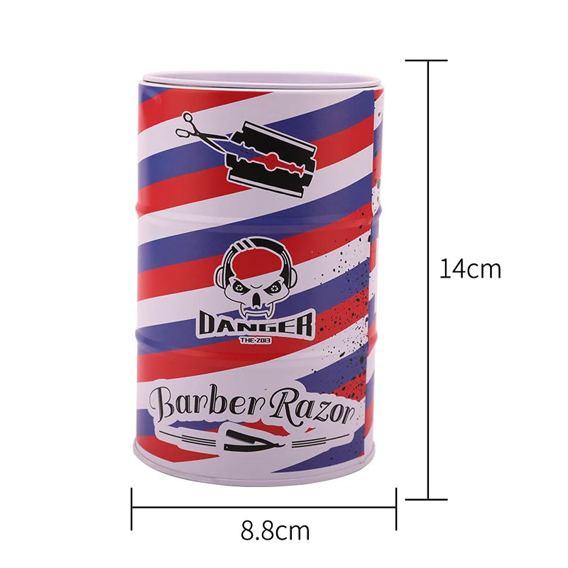 Barber Blade Recycling Dispenser Box Razor Blade Disposal Case Trash Can Disposable Blade Recycling Bin Box Salon Accessories ﻿ Peaceful Pleasures Health and Wellness