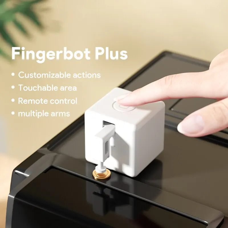 Tuya Finger Robot Zigbee/Bluetooth Fingerbot Plus CR2 battery version Robot Button Pusher Switch Bot Work With Smart Life App Peaceful Pleasures Health and Wellness