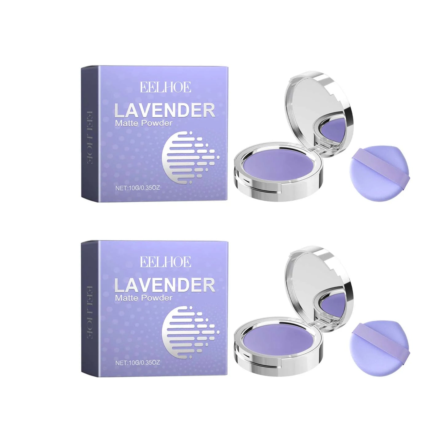 Lavender Matte Setting Powder – Oil Control & Waterproof, 10g