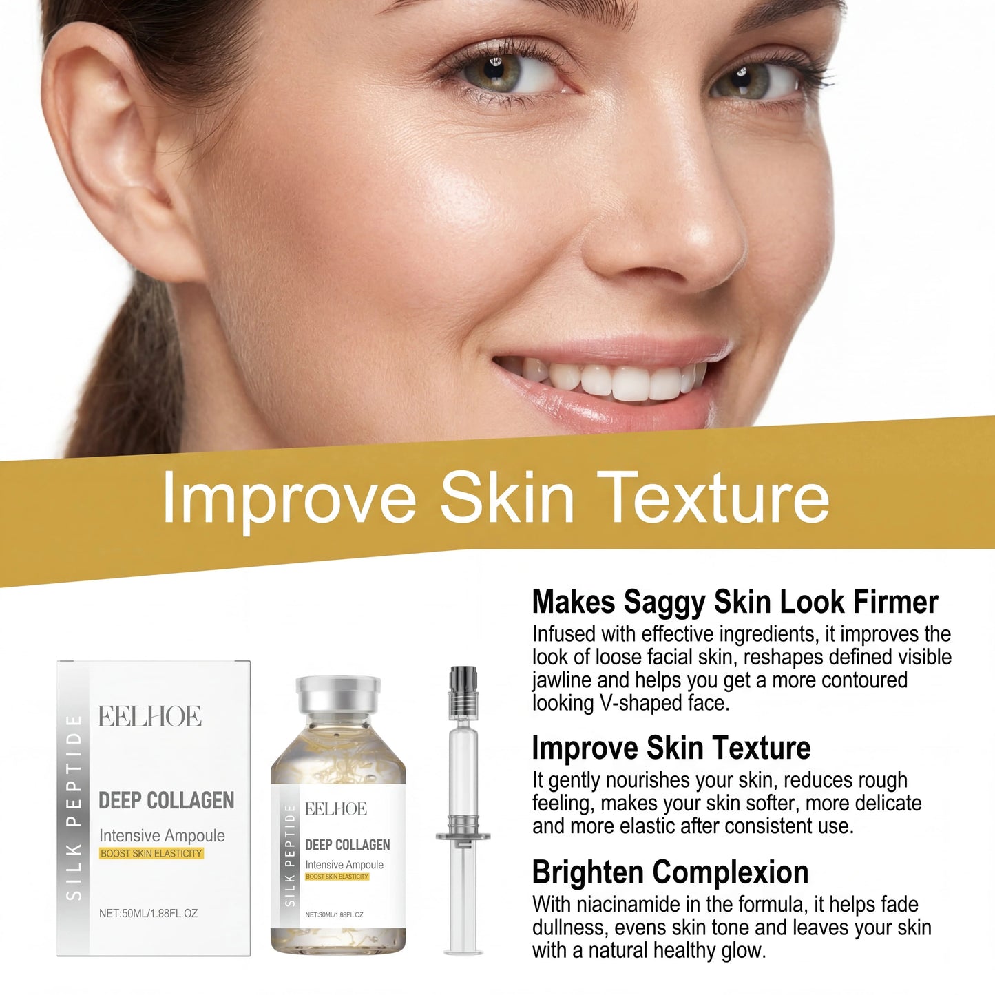 Jaysuing Peptide Collagen Face Serum – Lifting & Firming 50ml