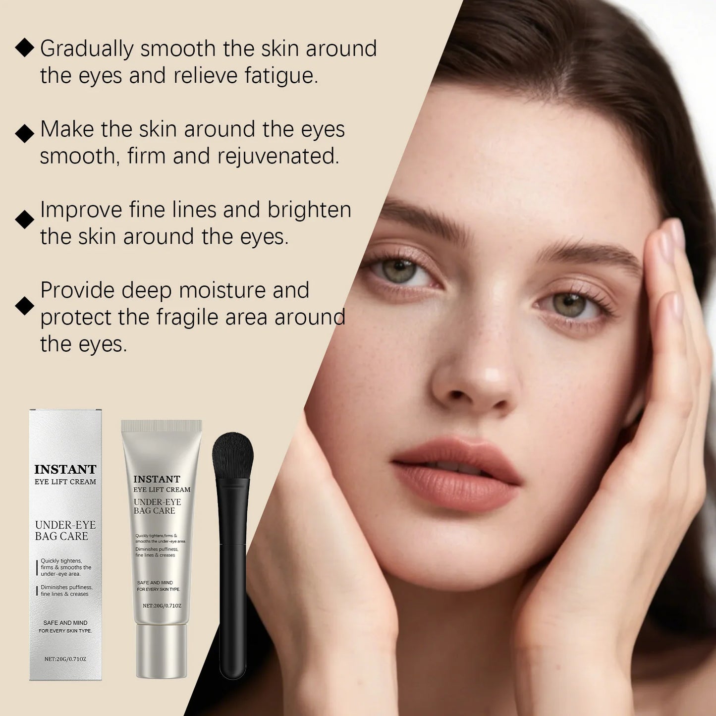 Vitamin E Eye Cream – Firming, Dark Circles & Anti-Aging