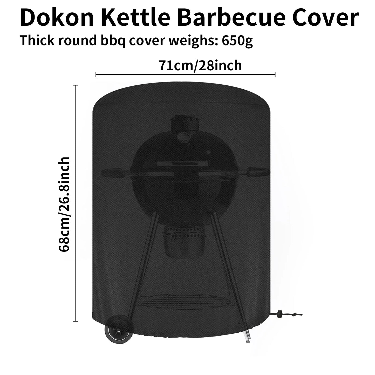 4 Style Large Grill Cover Rip-Proof Garden Waterproof BBQ Gas Furniture Covers Anti-UV Fade Resistant Adjustable Cover Black Peaceful Pleasures Health and Wellness JC222BAF 2pcs