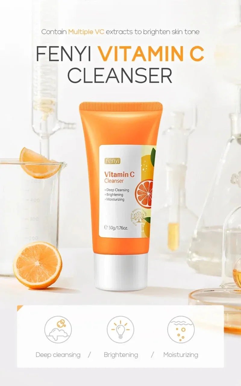 Cherry Blossom & Vitamin C Facial Cleanser 50g Peaceful Pleasures Health and Wellness