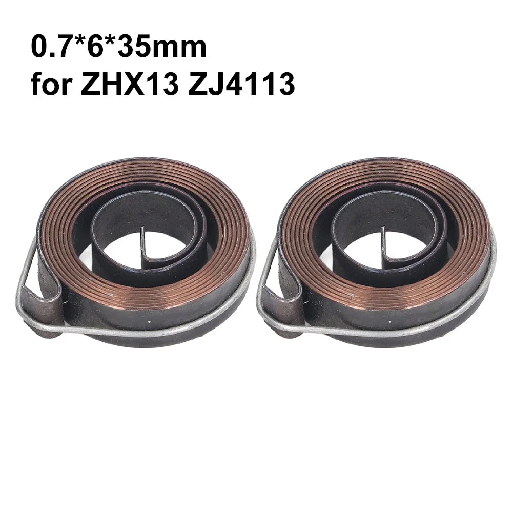 2pc Drill Press Return Coil Spring 0.7x6x35mm – Spring Steel