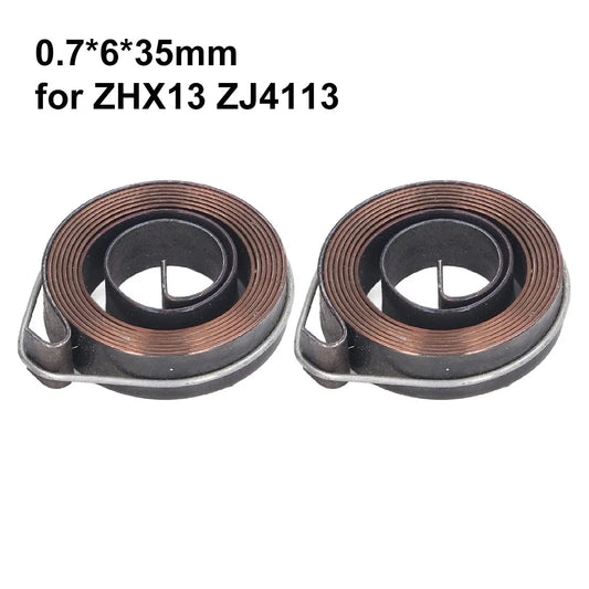 2pc Drill Press Return Coil Spring 0.7x6x35mm – Spring Steel Coil Spring Assembly Oasis Select