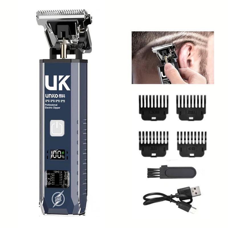 2026 New Arrival！Professional Cordless Hair Clipper, Rechargeable Electric Hair Trimmer for Men Home & Salon Use/T9 Hair Clipper Peaceful Pleasures Health and Wellness 069-Blue
