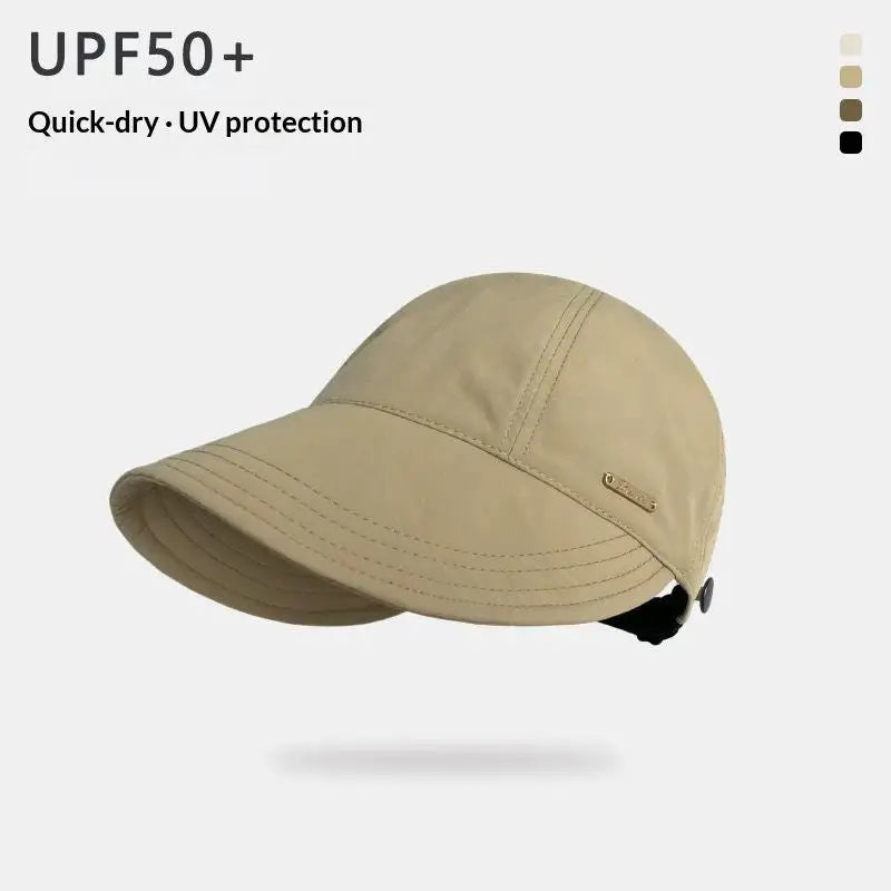 Women's Wide Brim Fisherman Hat – UV Blocking Summer Sun Hat