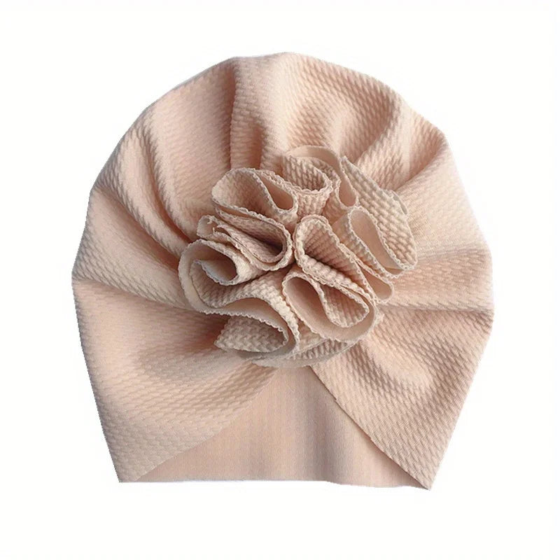 Baby Flower Turban Hats – Soft Head Wraps for Newborns 1–3Y