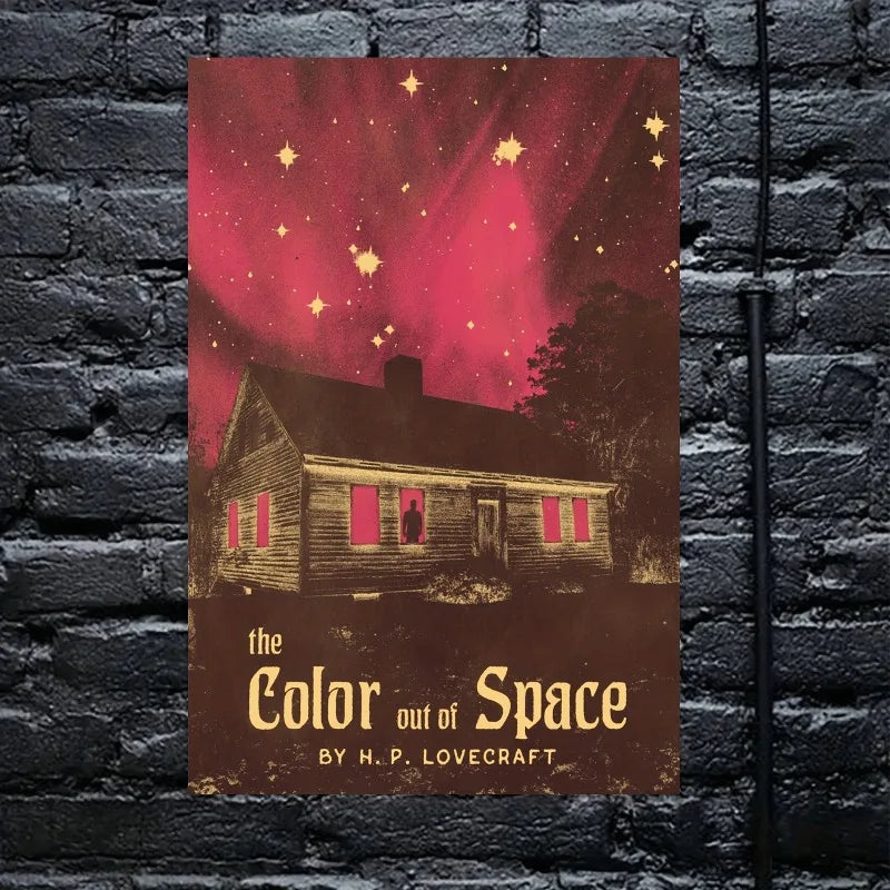 H.P. Lovecraft "Color Out of Space" Canvas Art Print | Wall Decor Canvas Art Print Peaceful Pleasures Health and Wellness