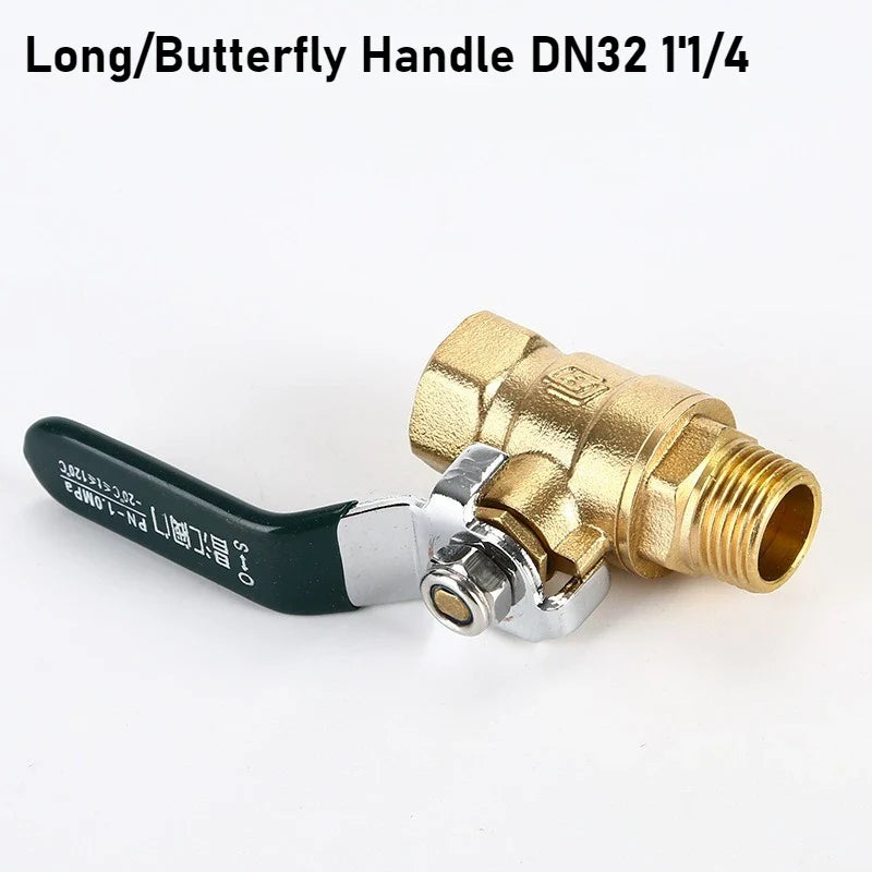 Full Bore Brass Ball Valve | Threaded Copper Water Switch